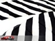 Zebra de seda Set (preto e branco, 60cm)