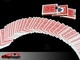 Bicycle 808 гральних карт (білий червоний)