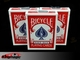 Велосипед 808 игральных карт (белый красный)