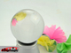Balle de jonglage acrylique transparent ultra (80mm)
