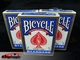 Bicicleta 808 jogando cartas (ouro azul)