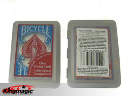 साइकिल स्पष्ट खेल कार्ड (लाल)