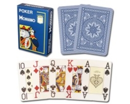 Modiano Cristallo Poker suurus, 4 PIP Jumbo kontaktläätsed sinine