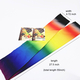 Rainbow Streamer de changement de couleur de soie / écharpe