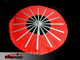 Large Round Fan Red