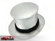 Folde Top Hat - sølvfarvede