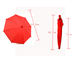 Roşu umbrelă de producţie (mediu)