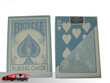 Cykel pastell blå spela kort