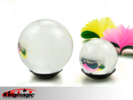 超透明なアクリル ジャグリングのボール （60 mm）
