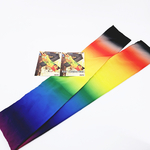 Serpentina de arco-íris em mudança da cor de seda / lenço