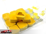 12pcs tempesta di neve (giallo)