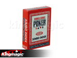 Envían la WSOP Poker cartas Jumbo marcada tarjetas (rojo/azul)